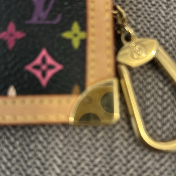 Louis Vuitton Takahashi Murakami key cles black multicolor RARE - Picture 11 of 16